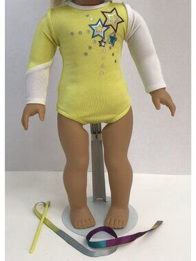 American Girl Doll McKenna Yellow Leotard Performance Outfit *NO DOLL*